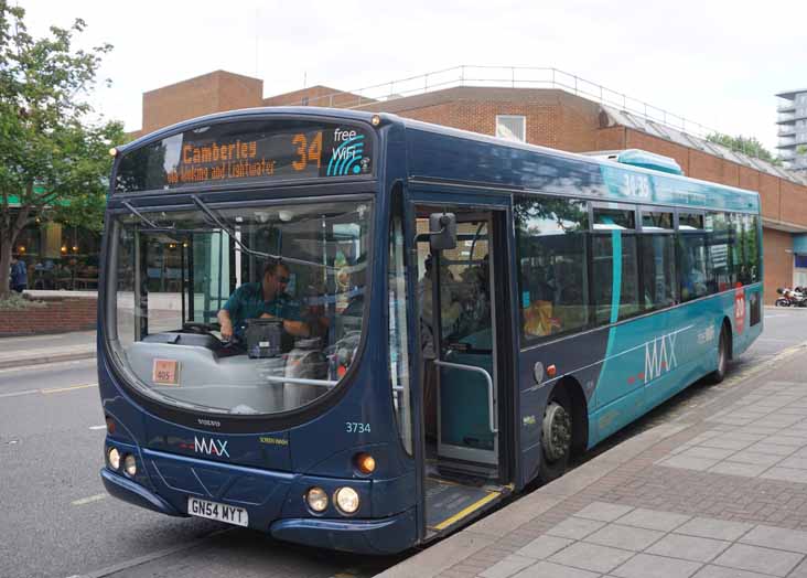 Arriva Southern Counties Volvo B7RLE Wright 3734